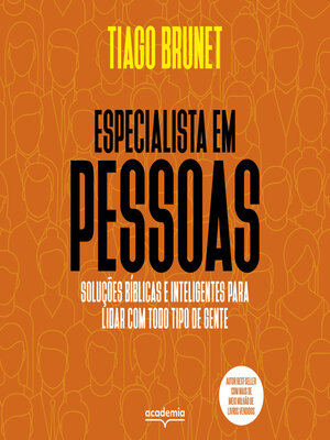 cover image of Especialista em pessoas